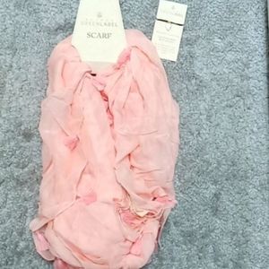 *Final Price* Quagga Green Label Tassel Scarf & Gold Leaf Necklace Bundle NWT